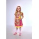 kids hand made dress pink