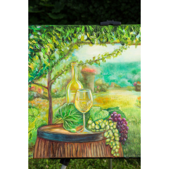 PAINTING "THE REFINEMENT OF ITALIAN WINE"