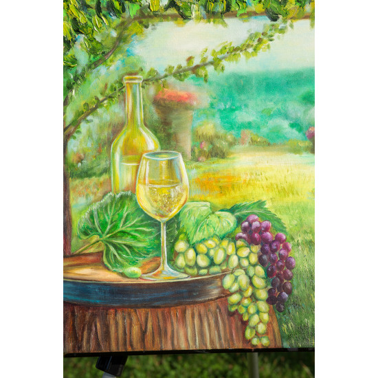 PAINTING "THE REFINEMENT OF ITALIAN WINE"