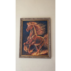 “The Fiery Horse” interior painting