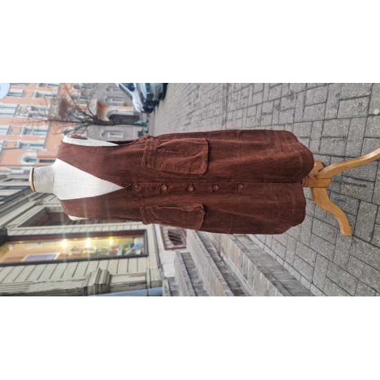 платье-сарафан вельветовое