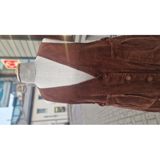 платье-сарафан вельветовое