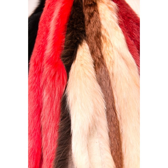 fox fur strip
