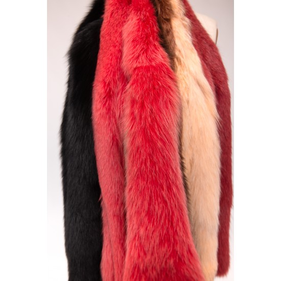 fox fur strip