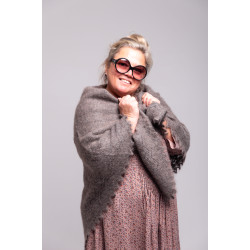 Orenburg handmade dense scarw