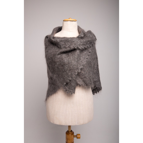 Orenburg handmade dense shawl Orenburg handmade dense shawl