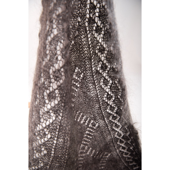 Orenburg handmade dense shawl Orenburg handmade dense shawl