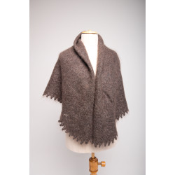 Orenburg handmade dense shawl Orenburg handmade dense shawl