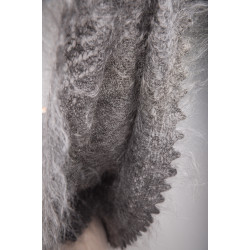 Orenburg handmade dense shawl Orenburg handmade dense shawl