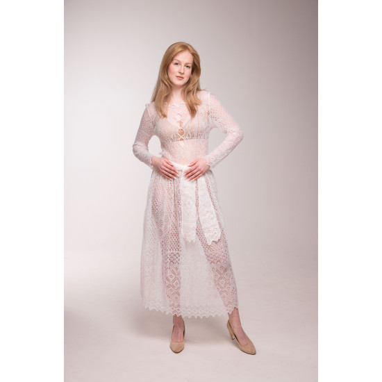 dress of Orenburg wool