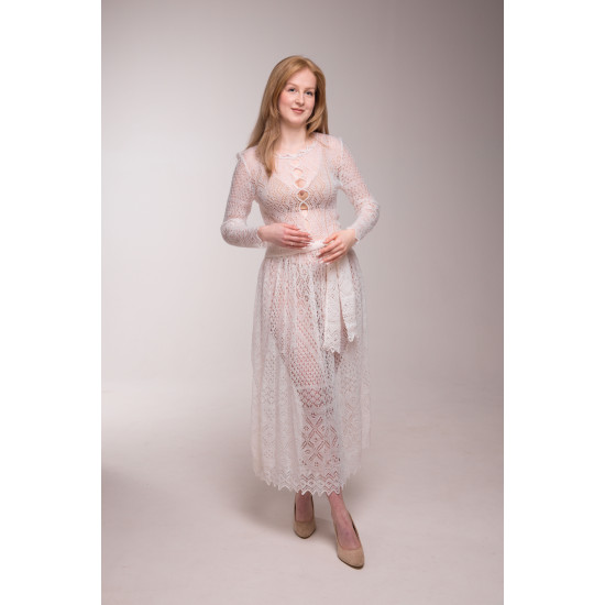 dress of Orenburg wool