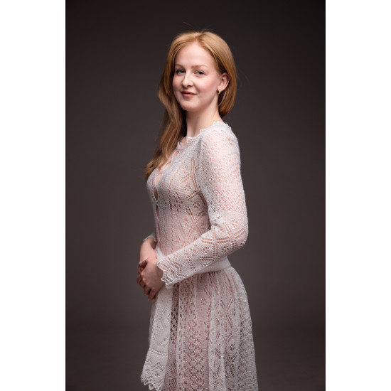 dress of Orenburg wool