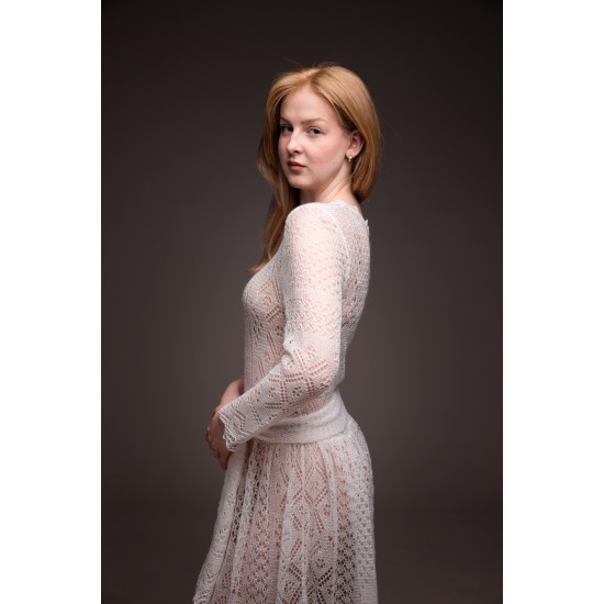 dress of Orenburg wool