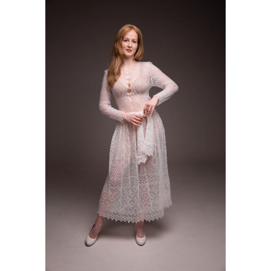 dress of Orenburg wool