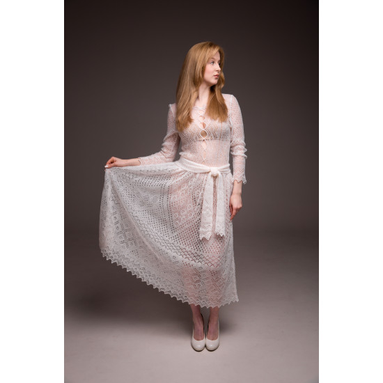 dress of Orenburg wool