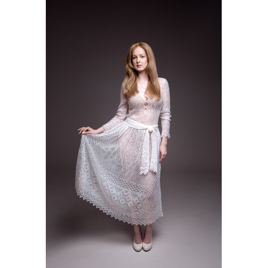 dress of Orenburg wool