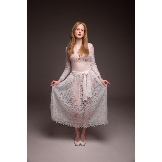 dress of Orenburg wool