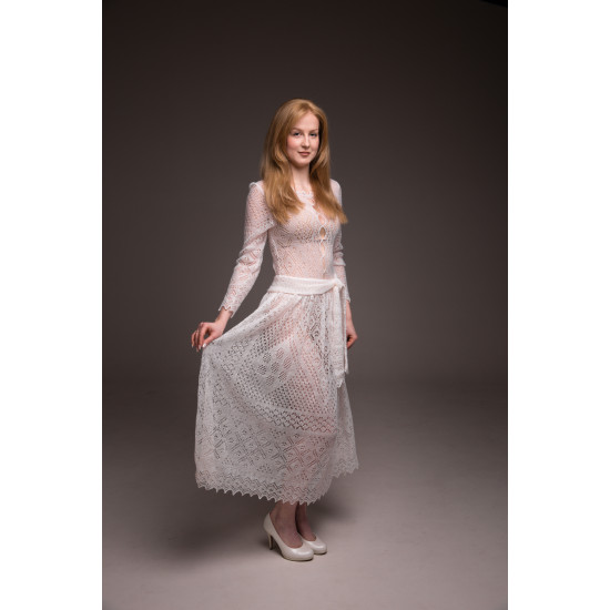 dress of Orenburg wool