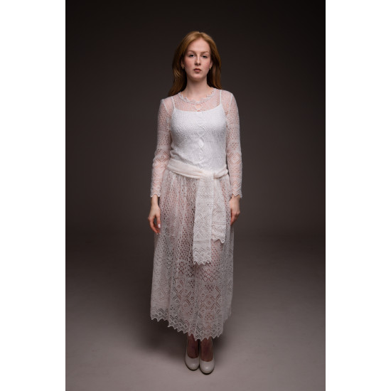 dress of Orenburg wool