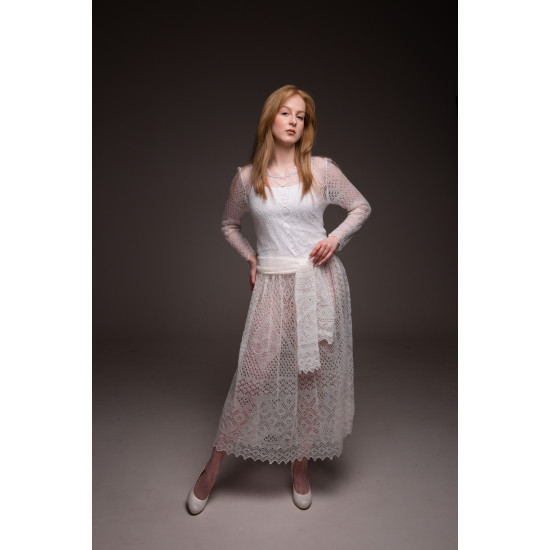 dress of Orenburg wool