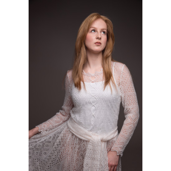 dress of Orenburg wool