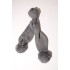 Scarf with pompoms